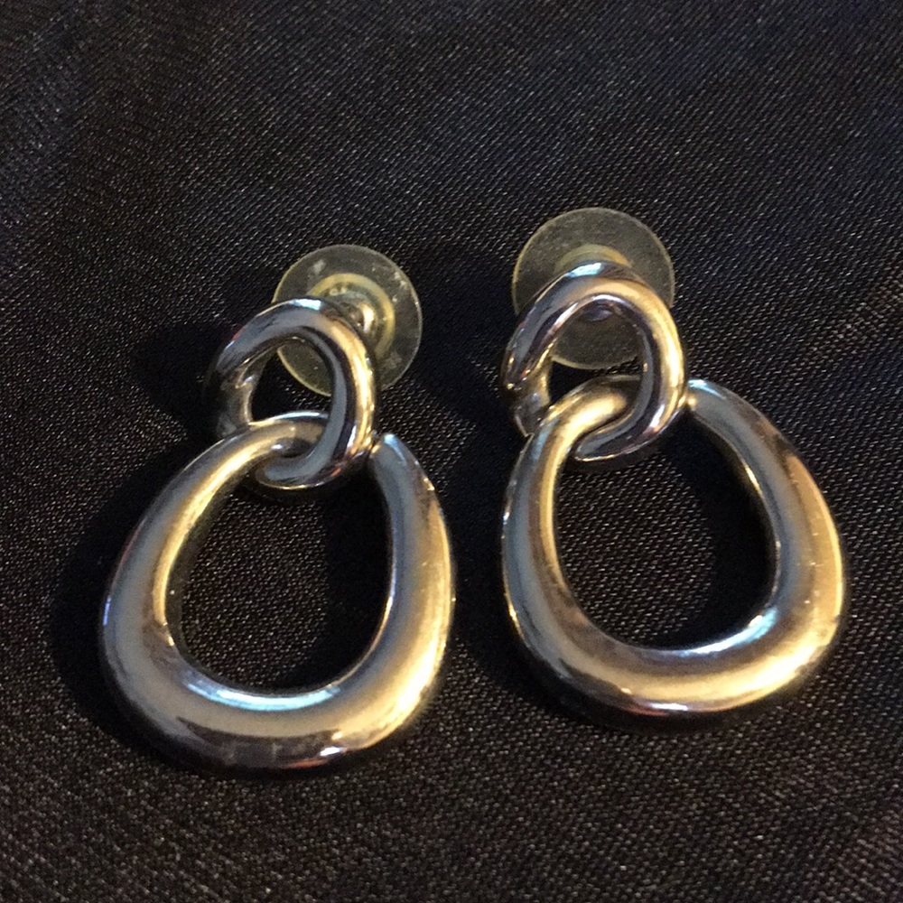Vintage Silver-toned Earrings